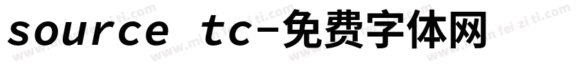 source tc字体转换